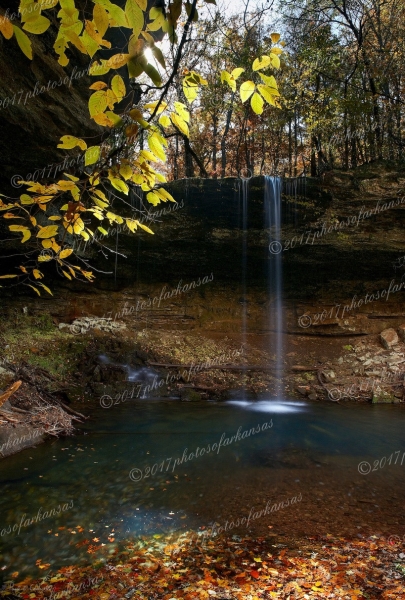 13 Low Water In October At Dry Creek Falls - Professional Arkansas Ozark Gallery No 3 photography by Paul Caldwell
