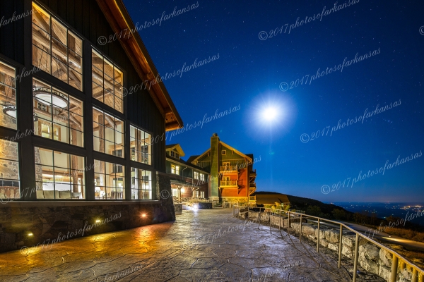 31 Midnight View From Mt Magazine Looking Towards The South - Professional Arkansas River Valley Gallery No 1 photography by Paul Caldwell