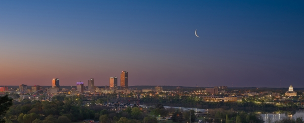 07 Sunrise Over Little Rock - Professional Mt Nebo photography by Paul Caldwell