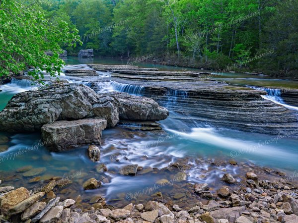 02.1 Six Finger Falls On Falling Water Creek - Professional Recent Photography photography by Paul Caldwell